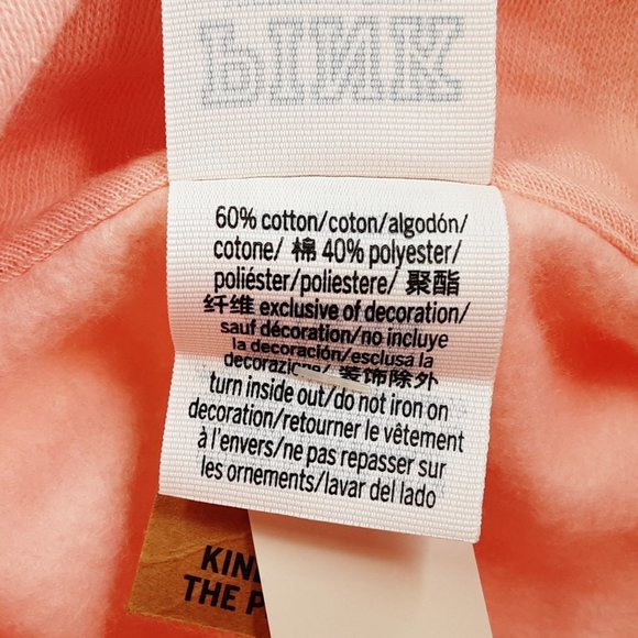 VICTORIA'S SECRET 'PINK' VARSITY LOGO FLEECE SWEATSHIRT - Picture 9 of 14